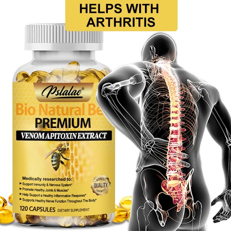 bee propolis capsules in a bottle — image 3