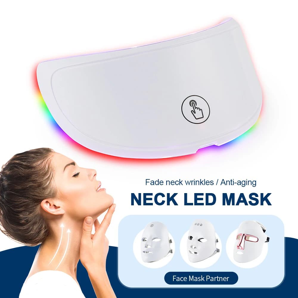 wireless 7-color LED facial and neck mask — image 5