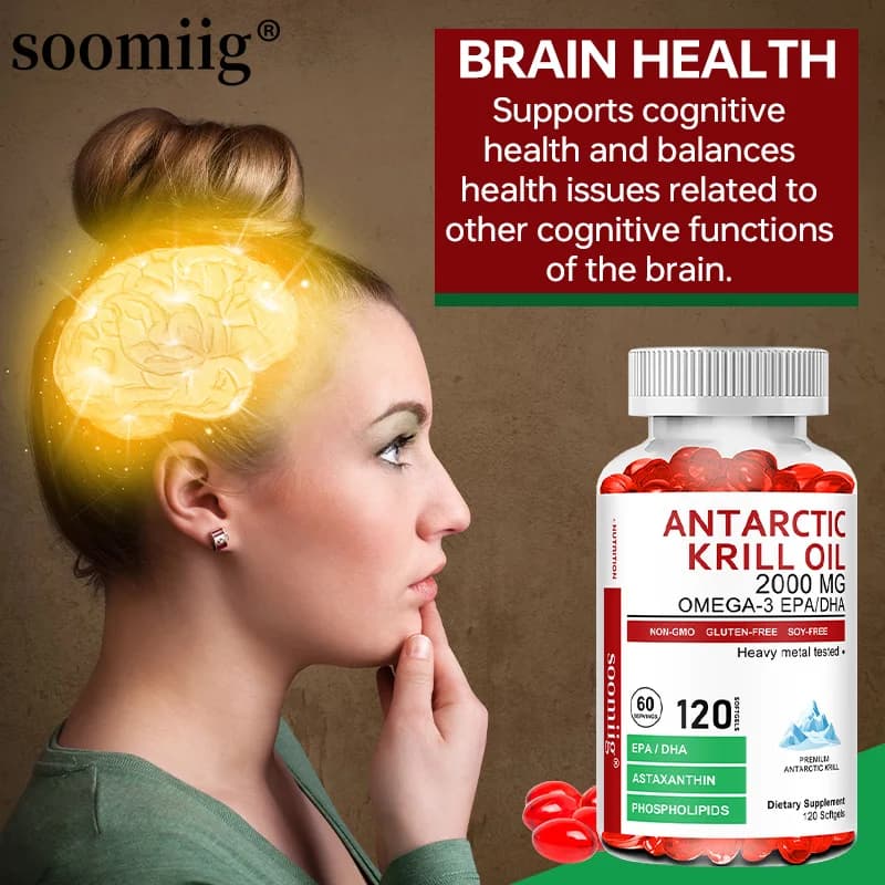 Antarctic krill oil softgel capsules — image 5