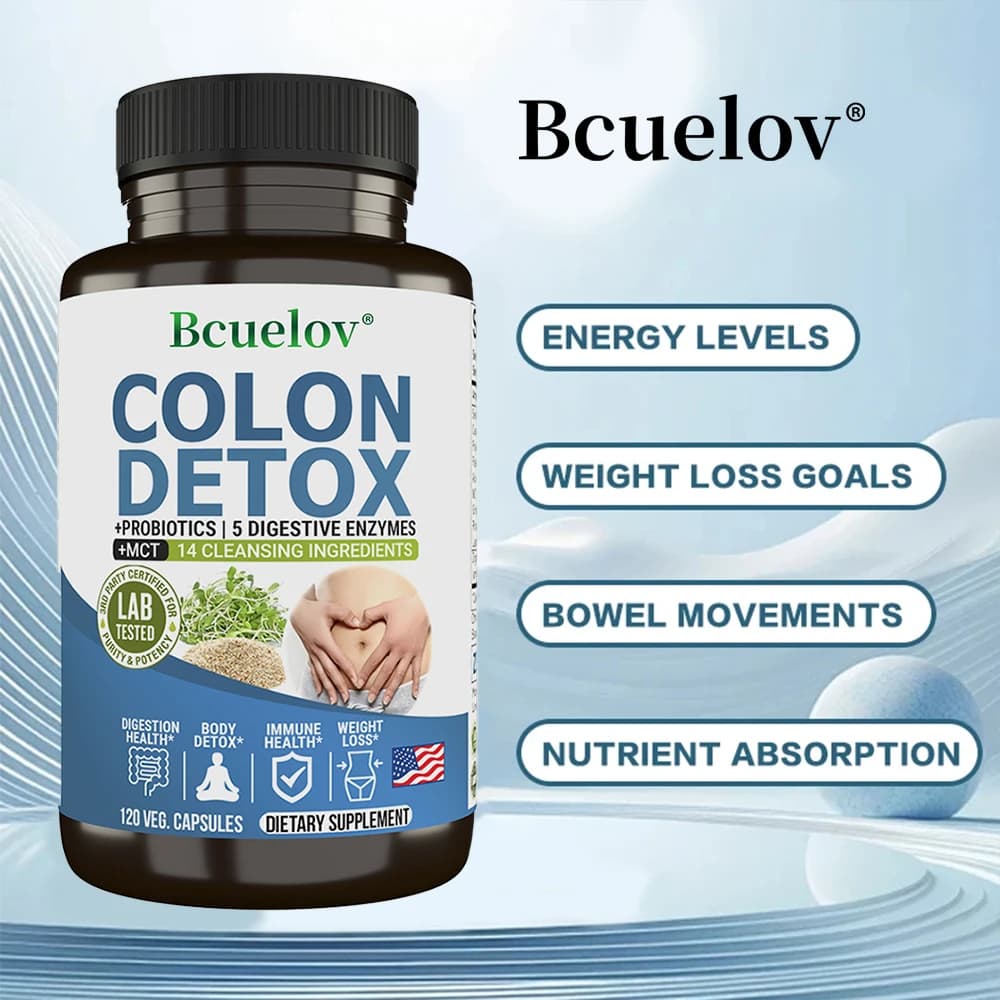 colon cleanser supplement bottle with probiotics — image 3