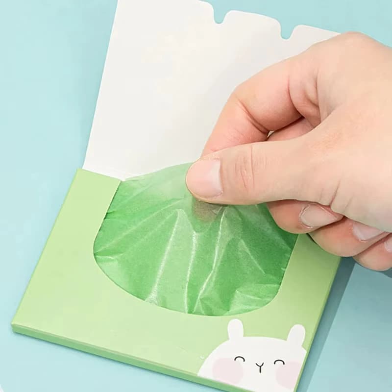 Pack of scented facial oil absorbing sheets — image 6