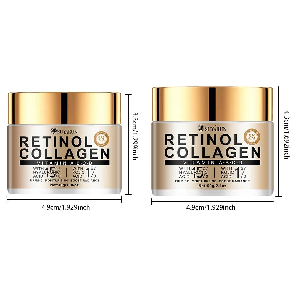 Collagen moisturizing cream with kojic and hyaluronic acids — image 4