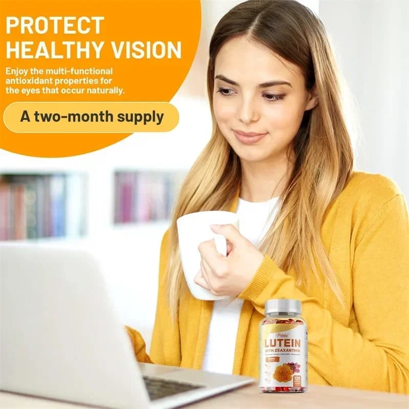 bottle of lutein and zeaxanthin capsules — image 5