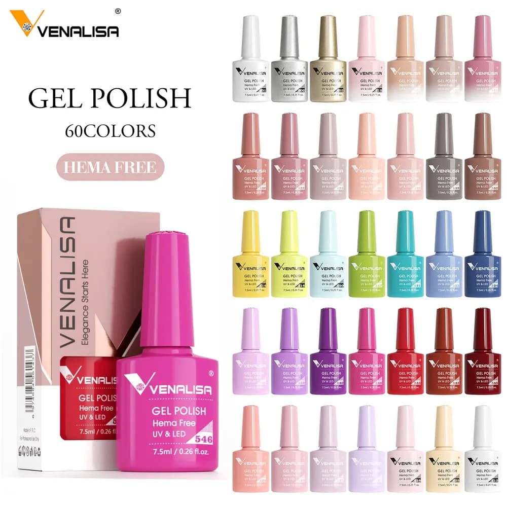 Venalisa HEMA TPO FREE Nail Gel Polish Glitter Gorgeous Full