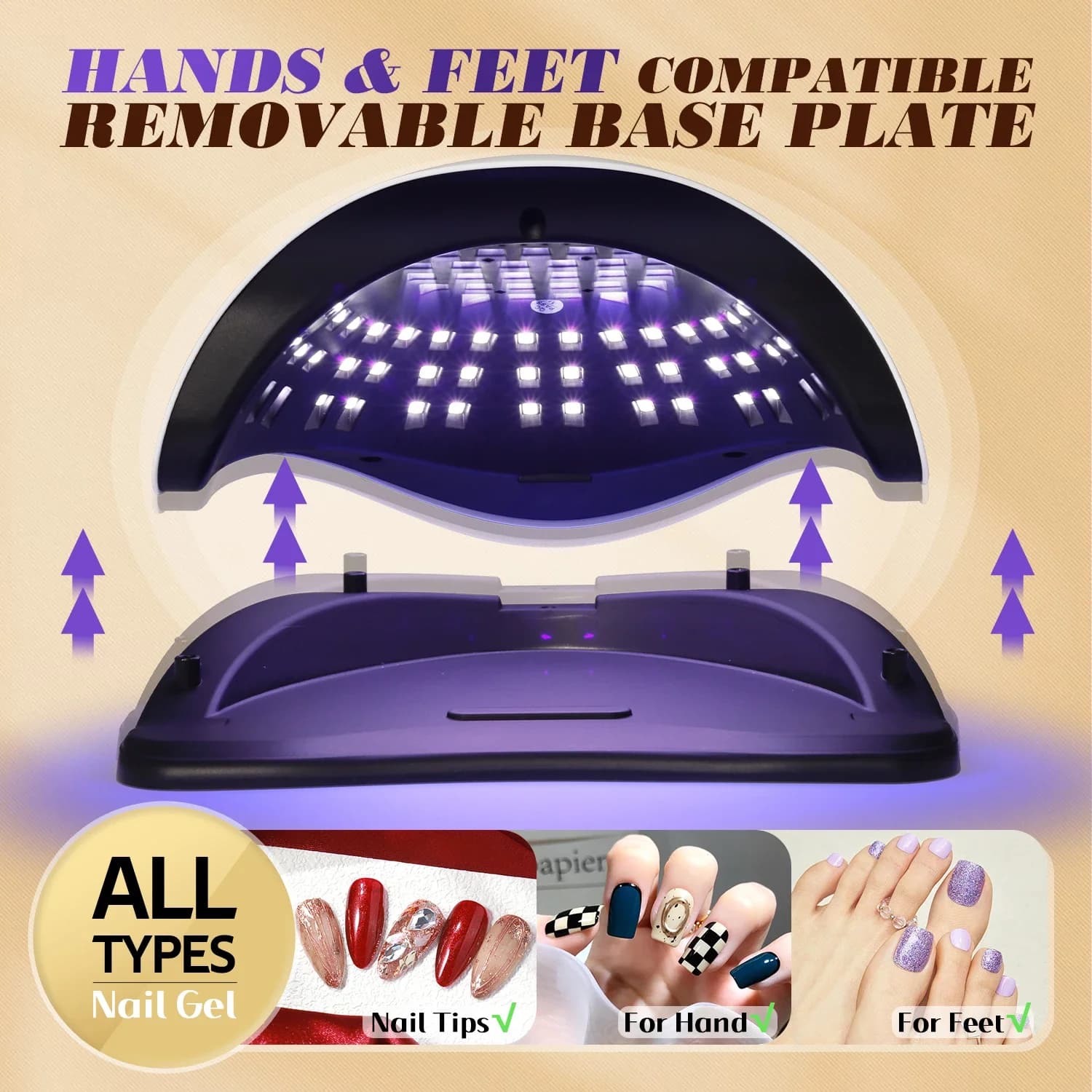81 LED UV nail lamp for gel polish — image 6