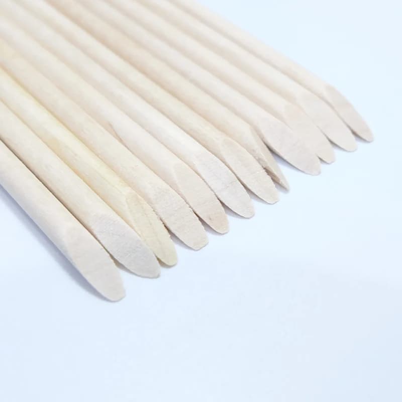 orange wood cuticle pusher sticks — image 4