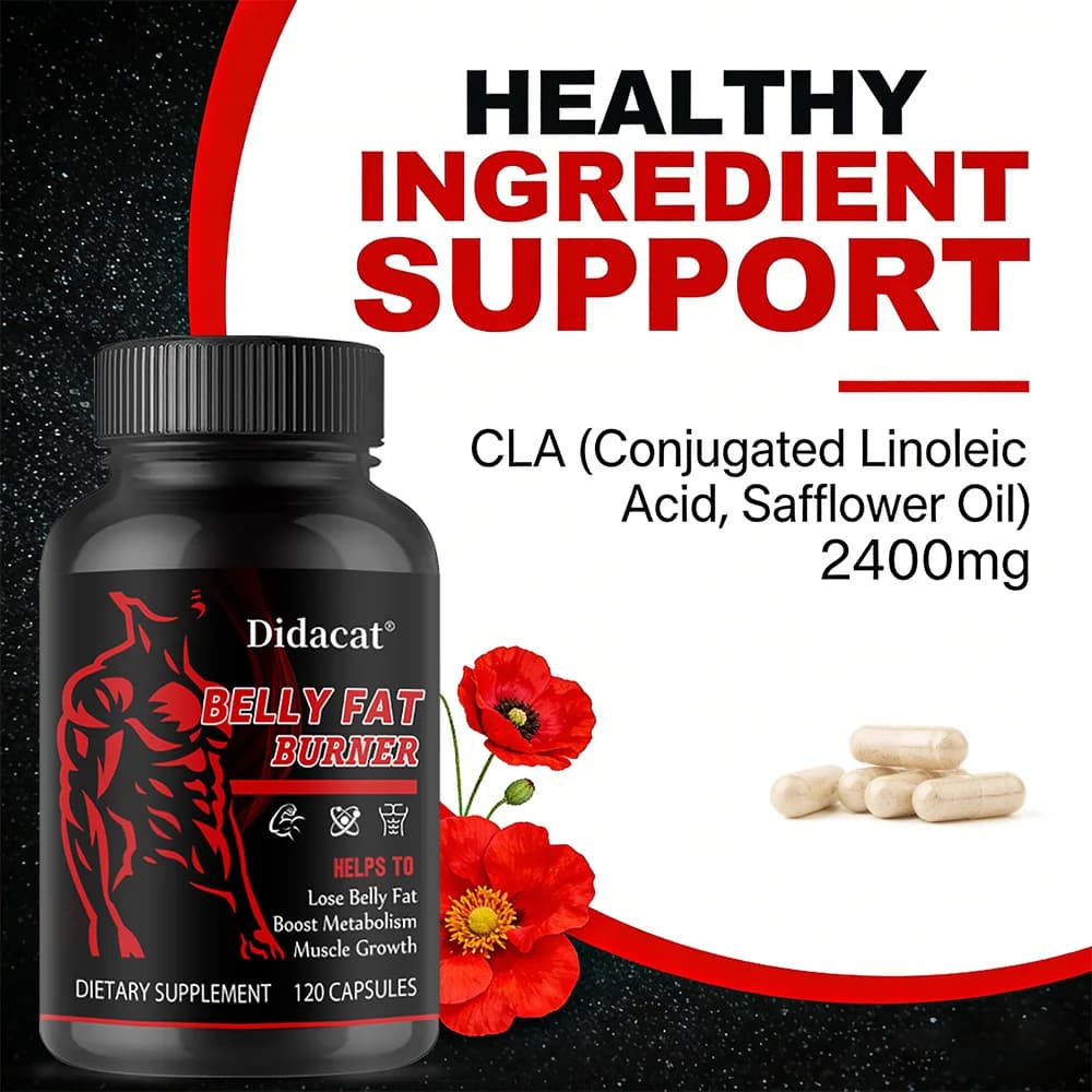 stimulant-free belly fat burner capsules for men — image 3