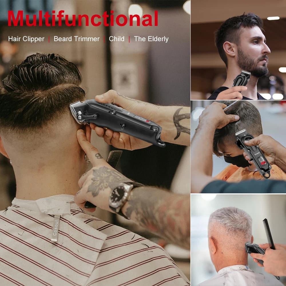 Cosoul compact hair clipper with LED display — image 4