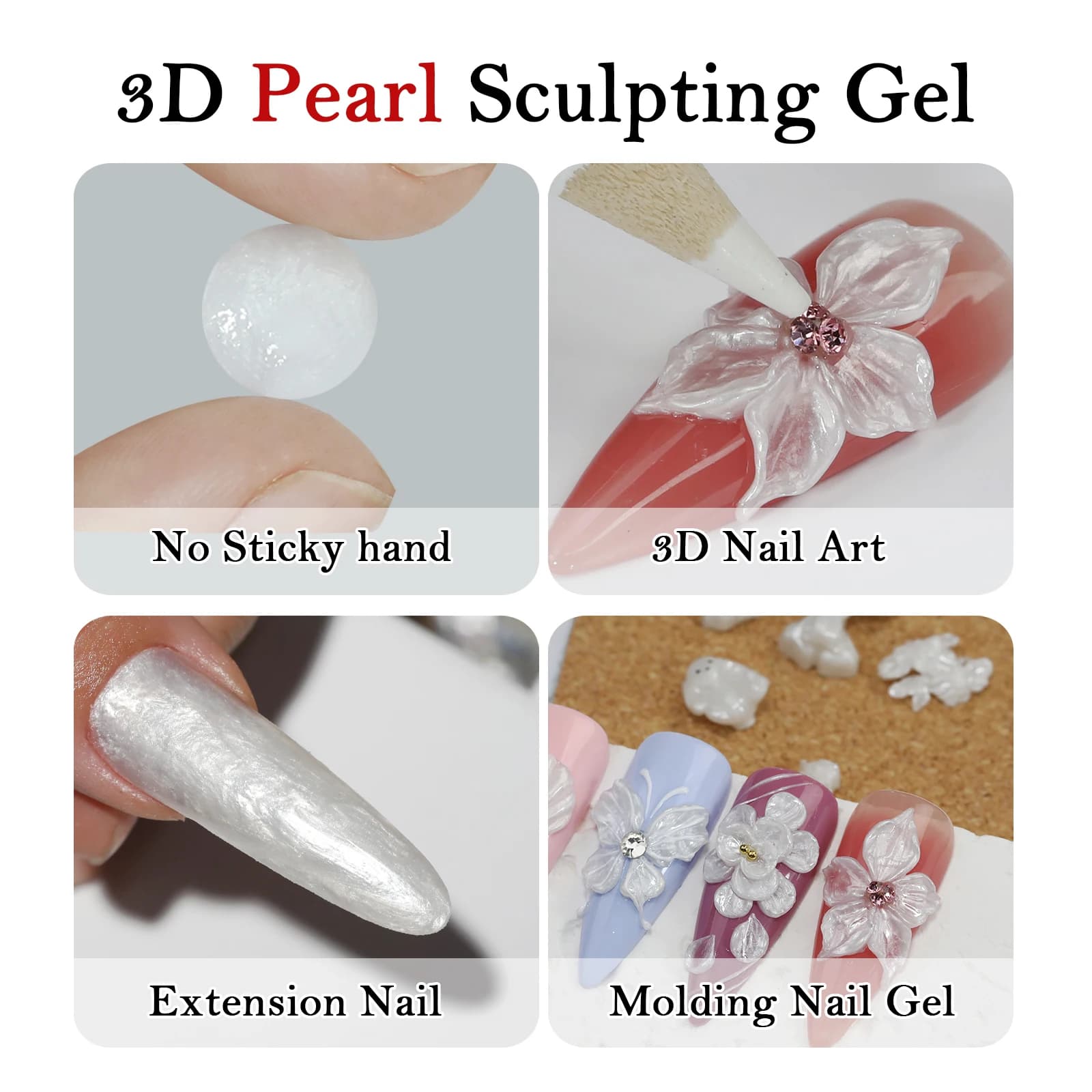 white non-stick gel nail polish bottle 5ml — image 6