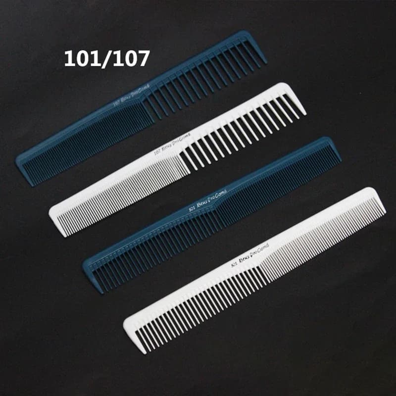 anti-static flat-head hair cutting comb — image 3