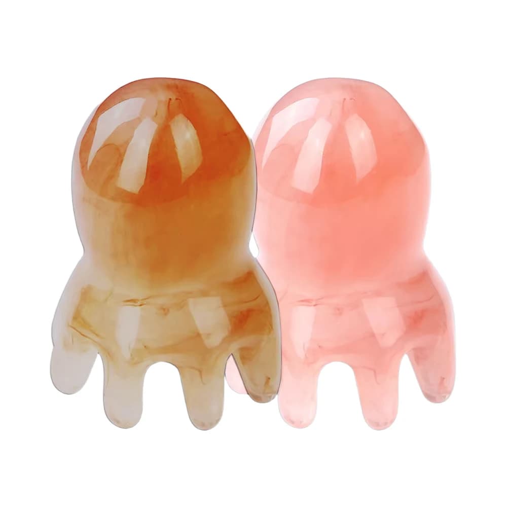Resin octopus-shaped scalp massage comb — image 4