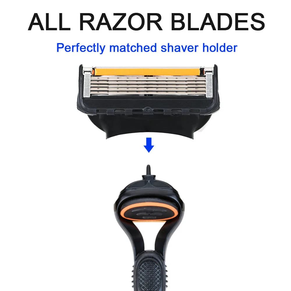 5-layer Razor Fusion Pro shaving blade refill pack — image 2