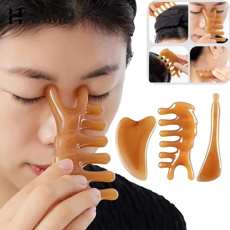 Resin Guasha Massage Board – Face, Eye & Body
