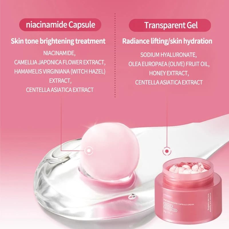 Pink collagen capsule cream with niacinamide — image 6
