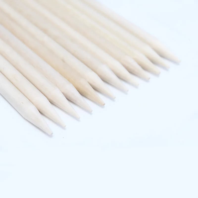 orange wood cuticle pusher sticks — image 5