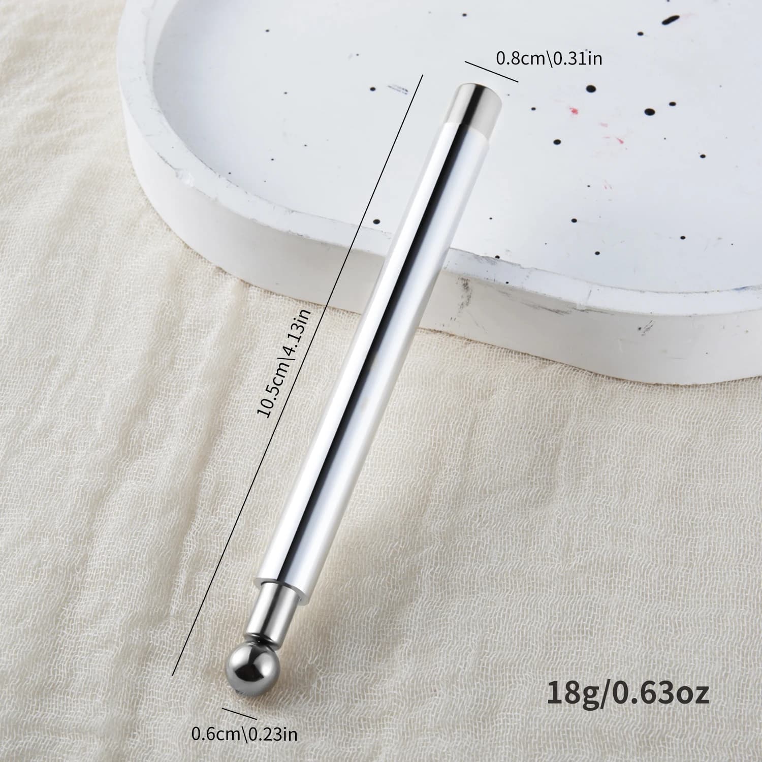 magnetic cat eye nail art tool with ball — image 7