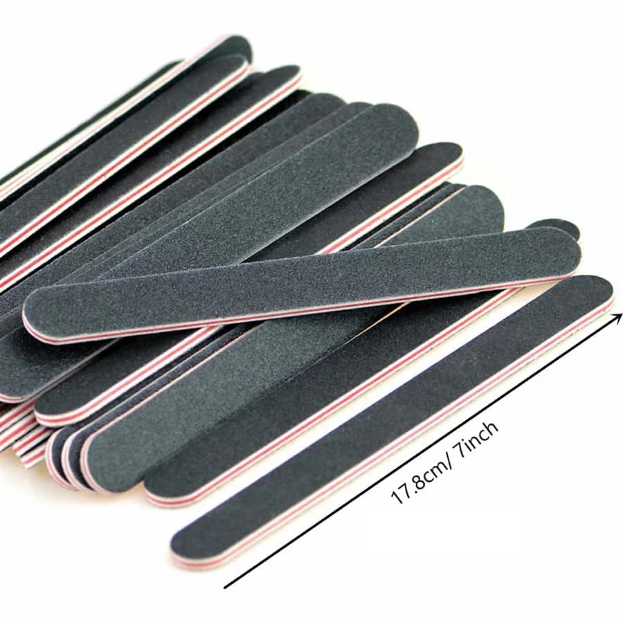 Five straight emery board nail files — image 4