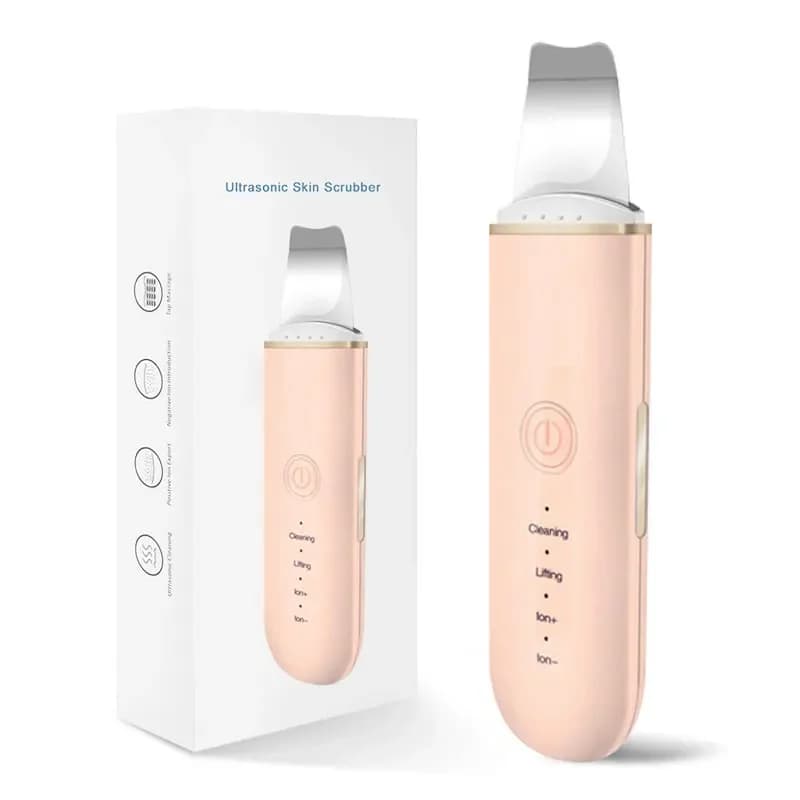 Ultrasonic facial scrubber with vibrating spatula — image 8