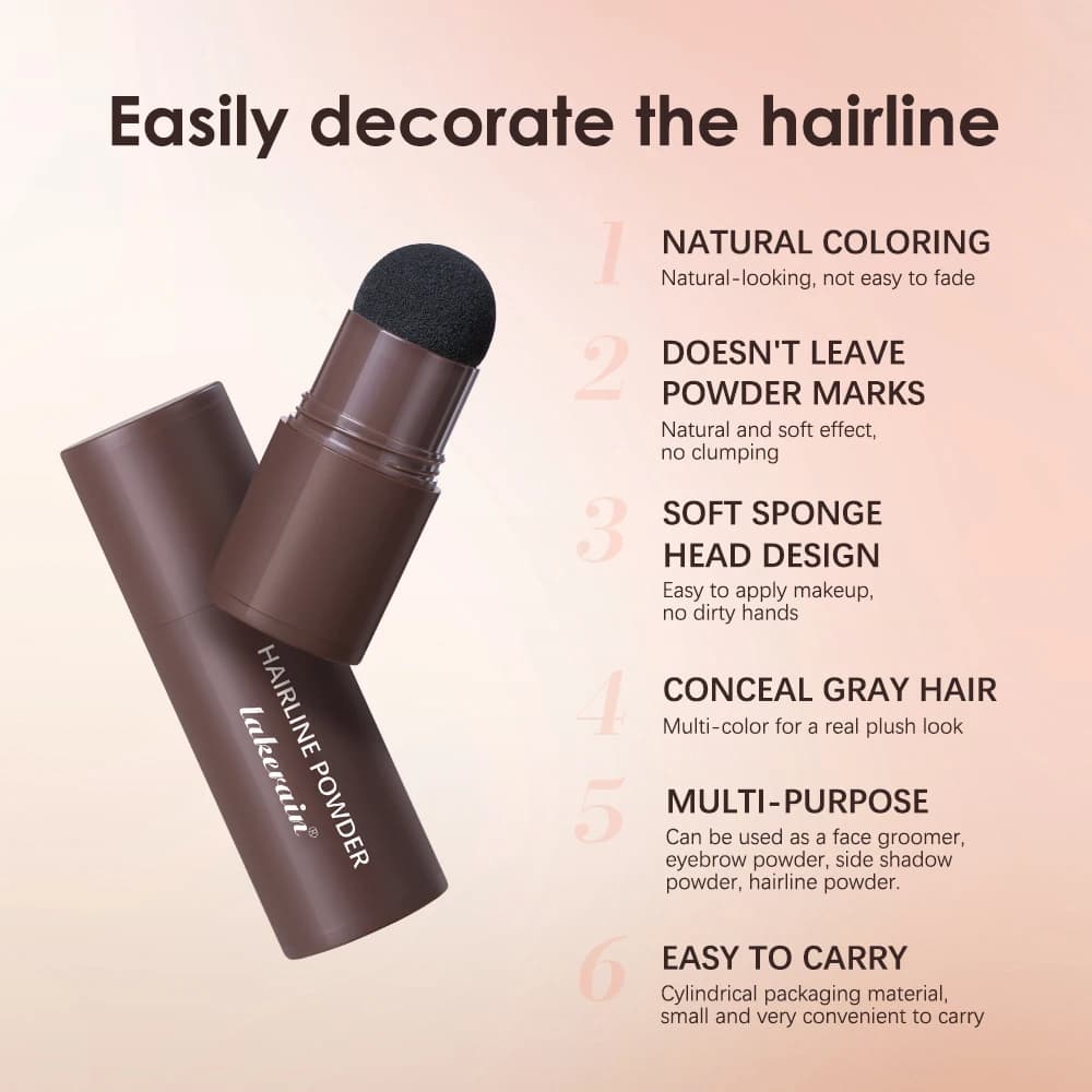 waterproof hairline shadow powder for root cover-up — image 5