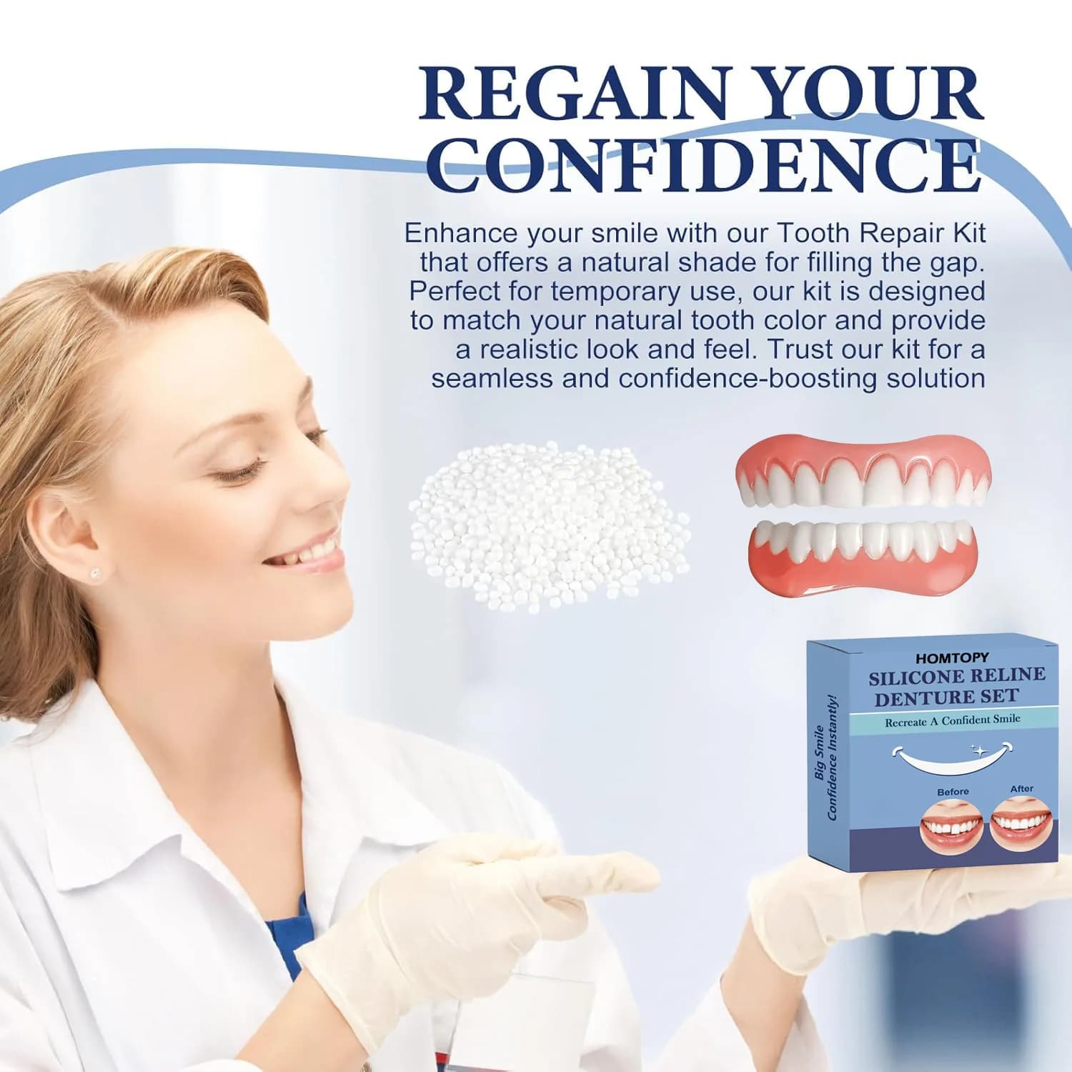 handcrafted silicone dentures — image 4