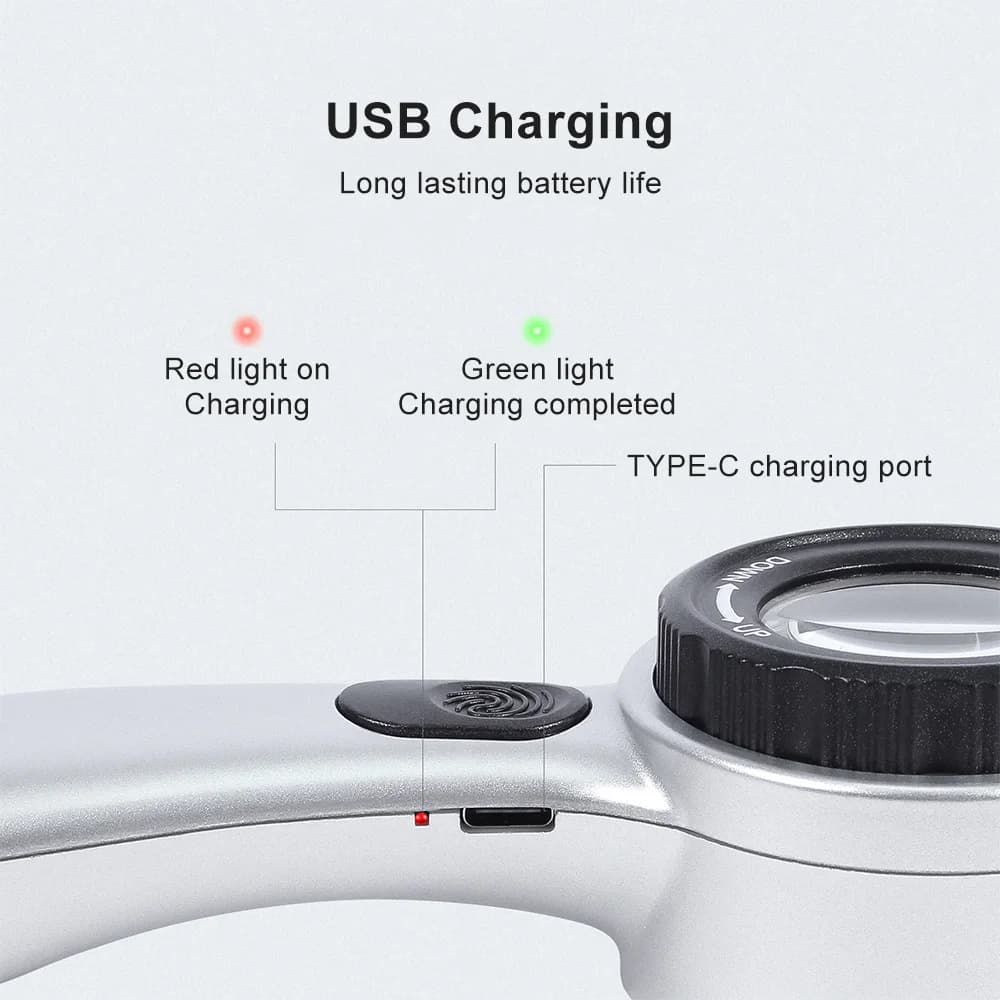 handheld facial skin analyzer dermatoscope — image 6