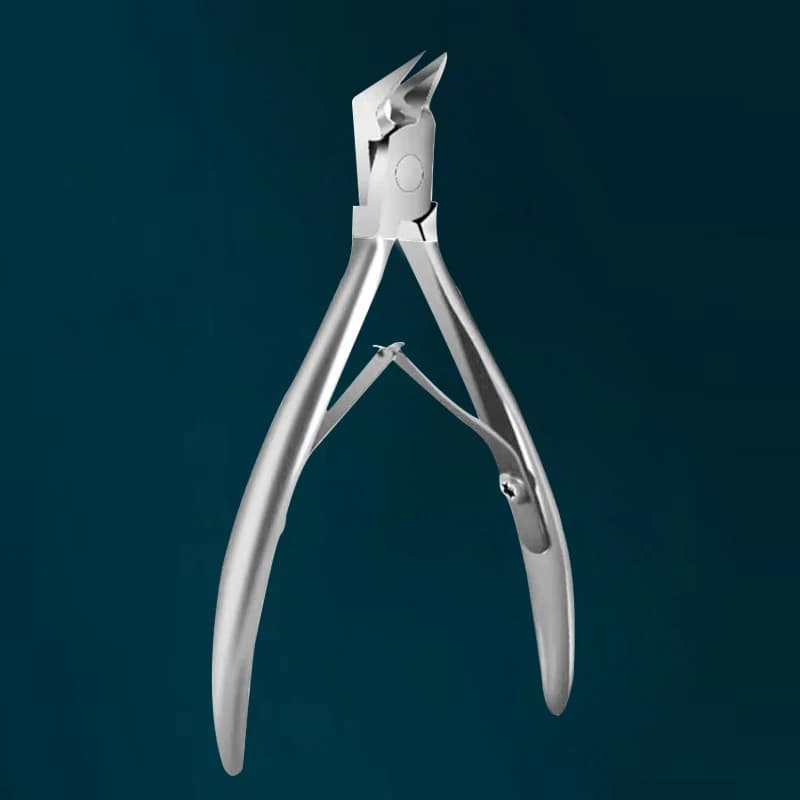 stainless steel toenail clipper with straight blade — image 7