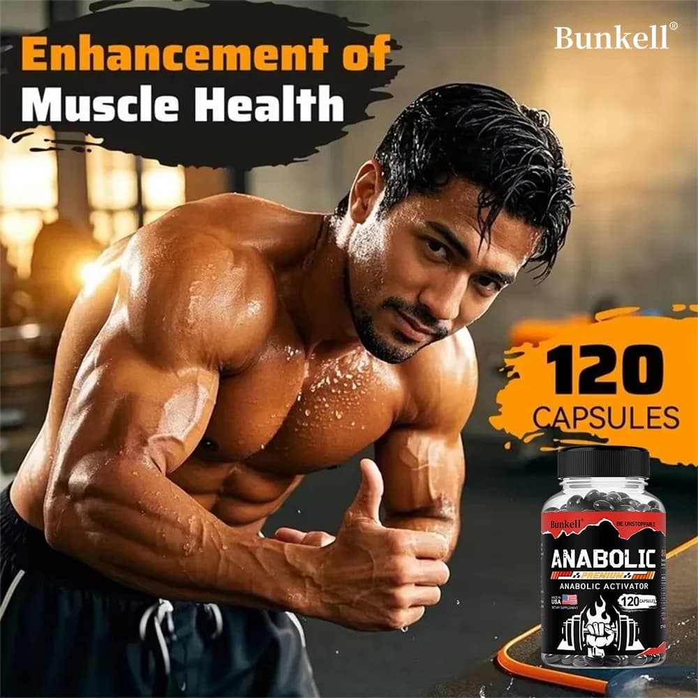 muscle builder capsules bottle — image 3