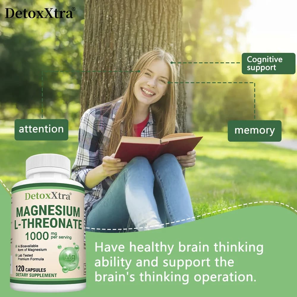 bottle of magnesium l-threonate capsules — image 4