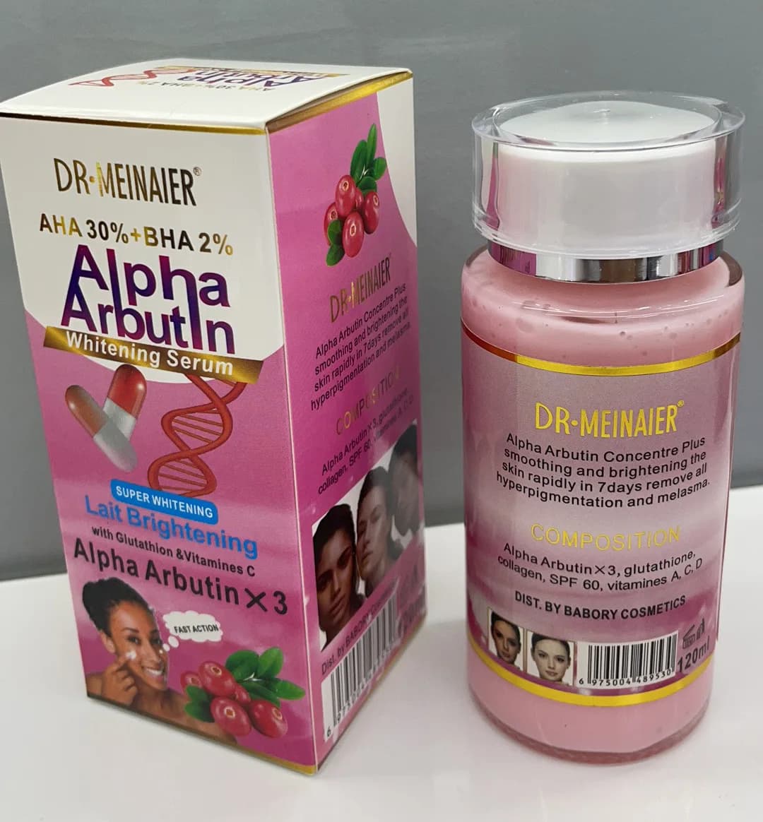 alpha arbutin serum bottle — image 4