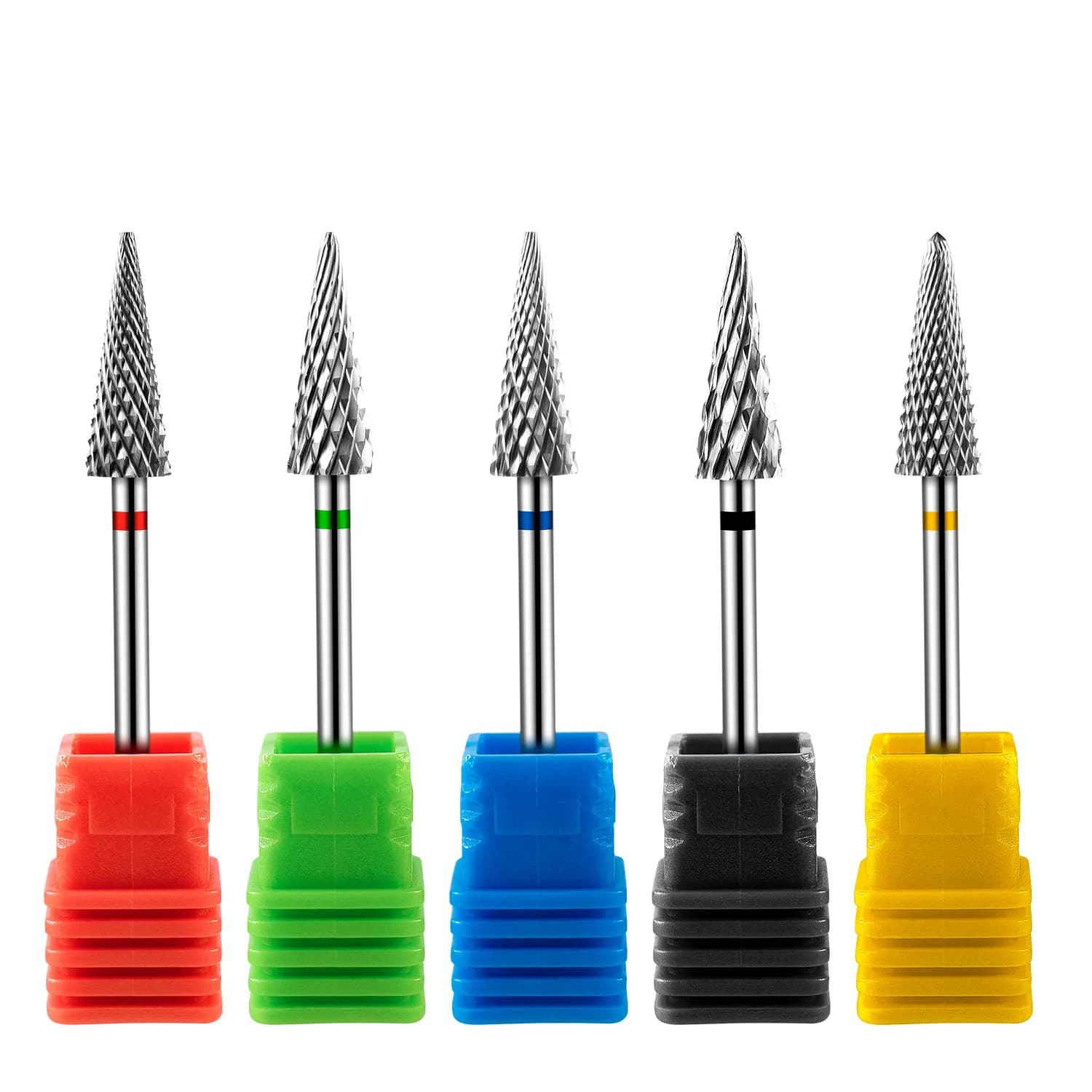 Tungsten carbide nail drill bits for electric manicure drill — image 3