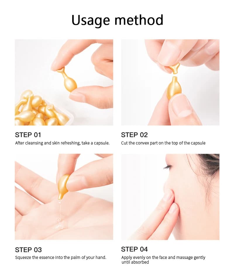 Collagen face care capsules in a bottle — image 6