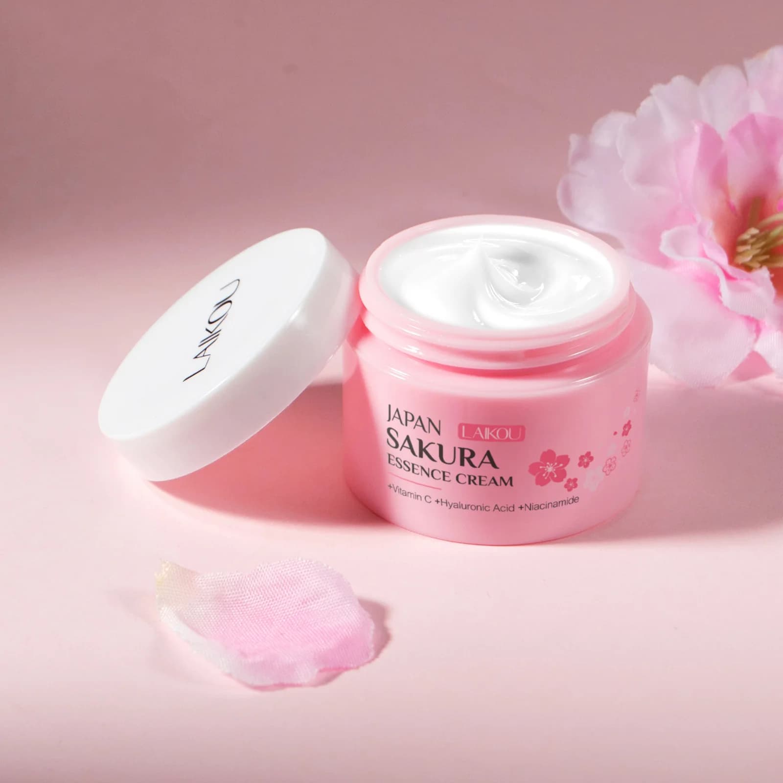 LAIKOU Sakura Hydrating Cream moisturizer tube — image 6