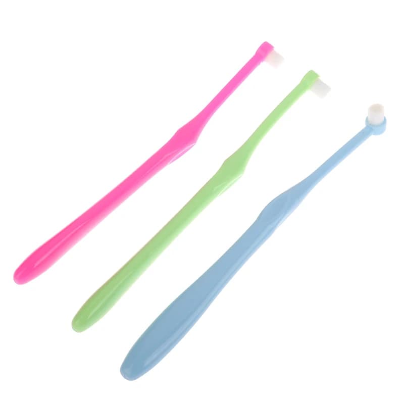 soft single-beam interdental brush for orthodontic cleaning — image 4