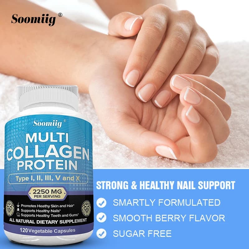 multi-collagen peptide capsules bottle — image 4