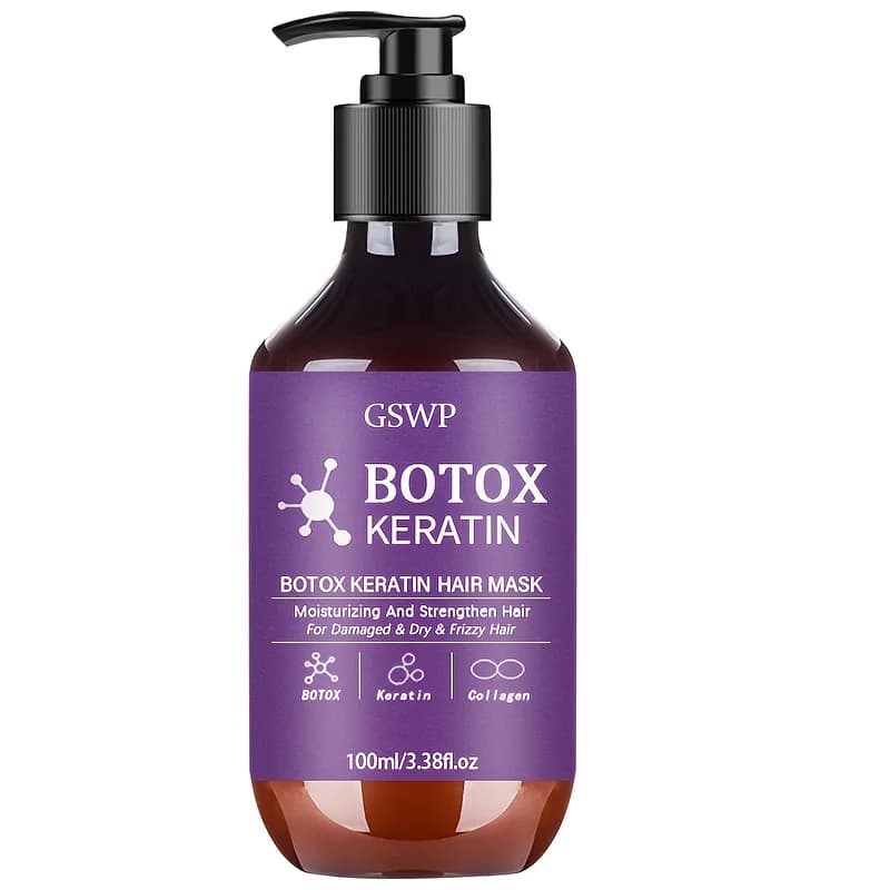 Botox keratin hair mask in a 100 ml jar — image 8