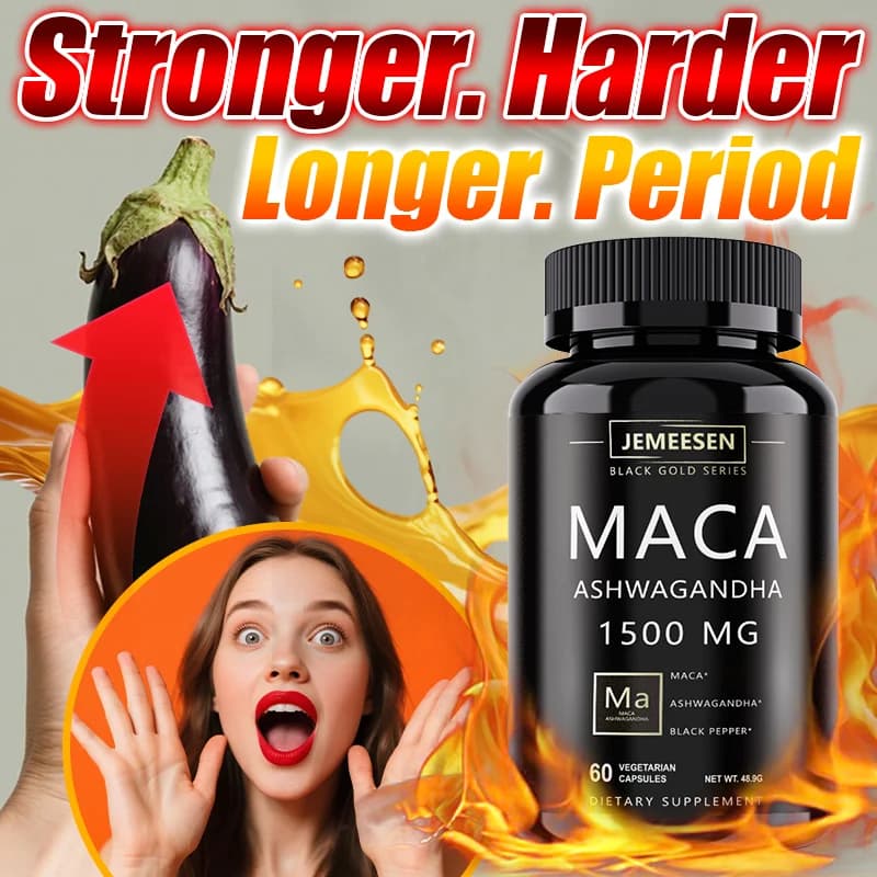 Organic Maca Root Capsules – 1500 mg