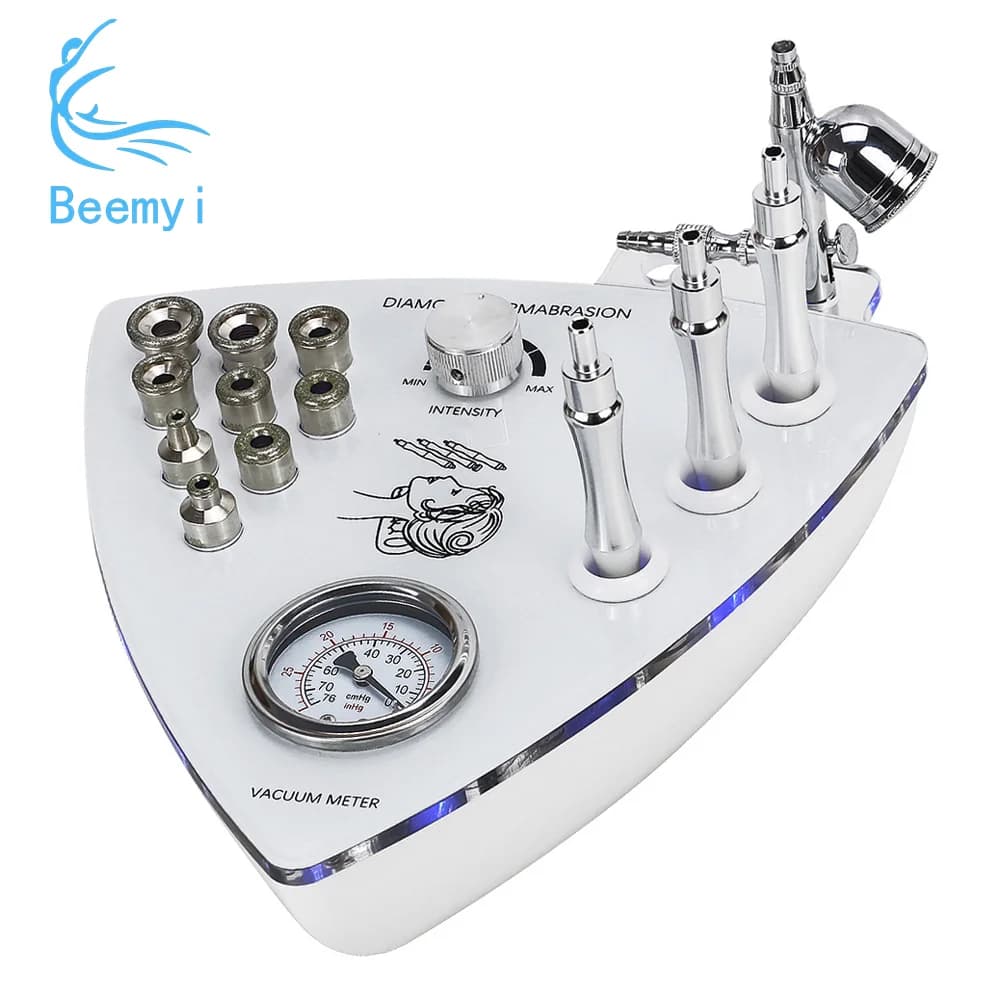 Diamond microdermabrasion facial device with vacuum nozzle — image 3