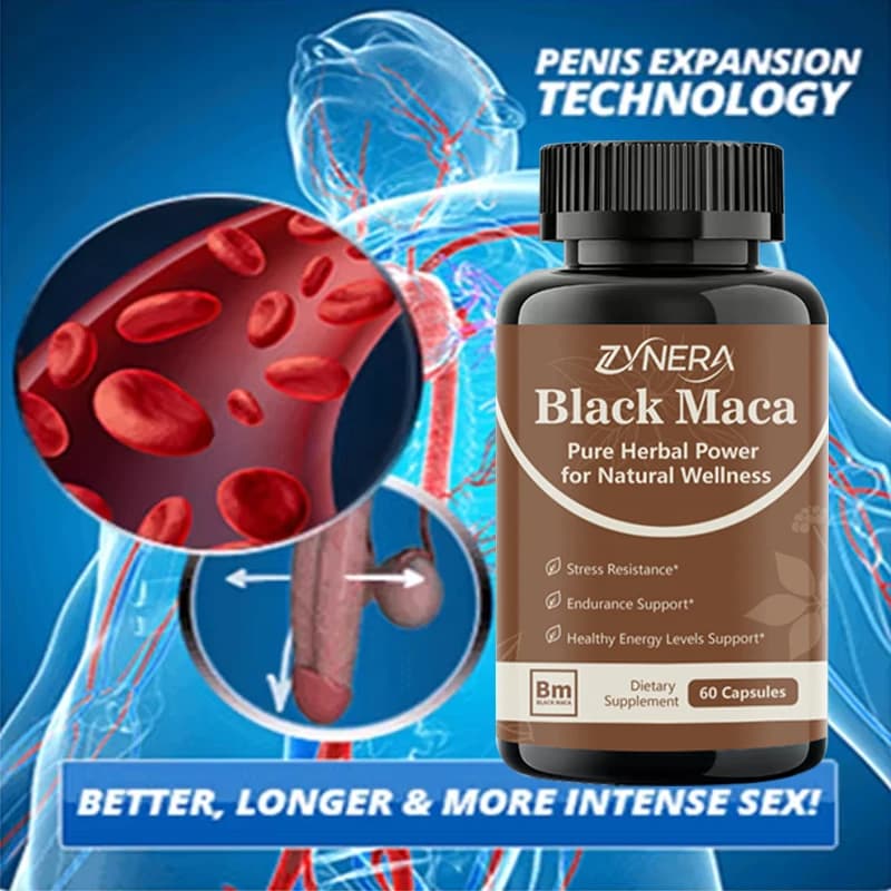 Male Enhancing Supplement with Ashwagandha and Maca