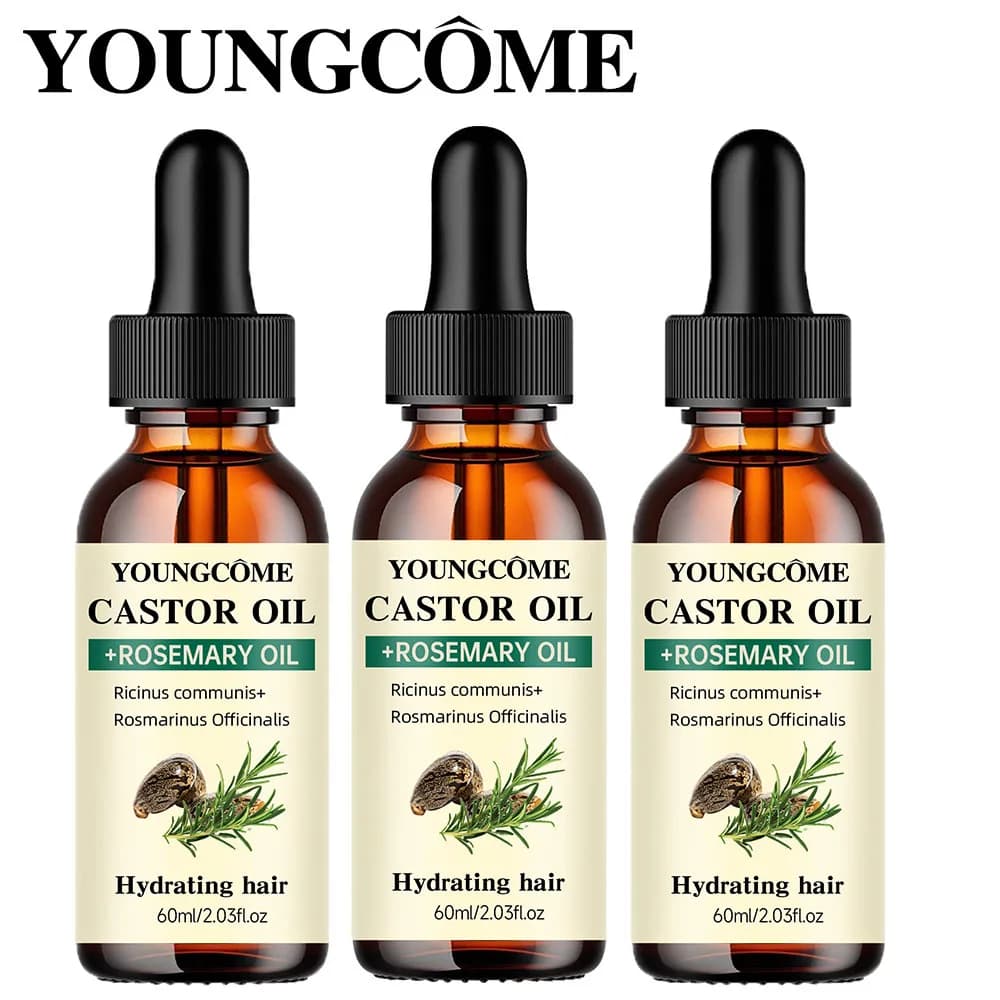 bottle of castor and rosemary hair growth oil — image 7