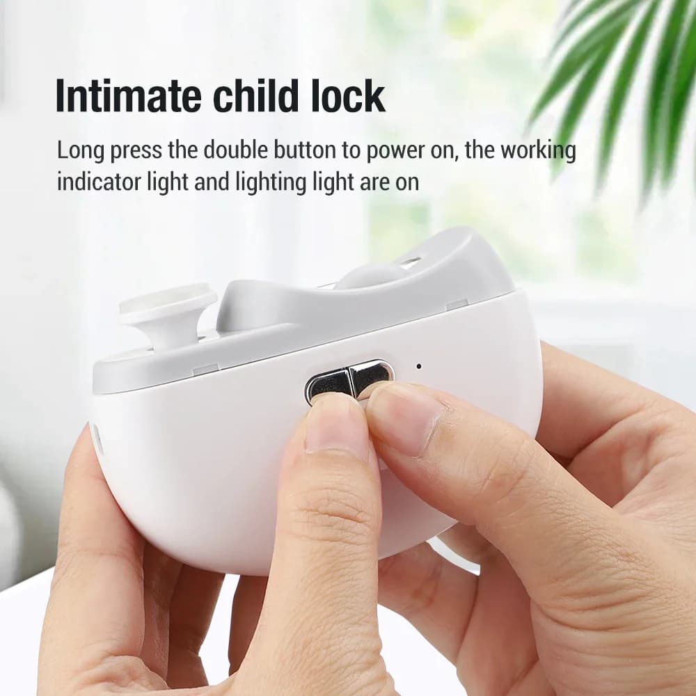 Rechargeable electric nail clipper with built-in light — image 5