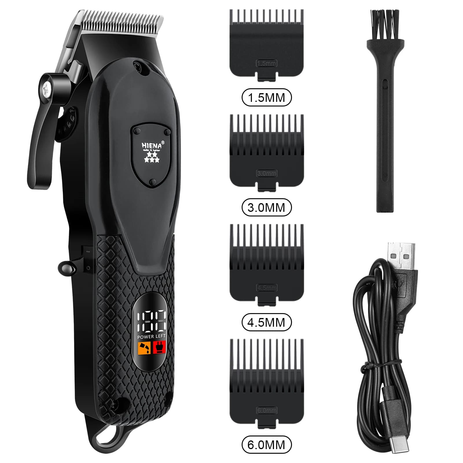 electric hair clipper with LED display — image 7