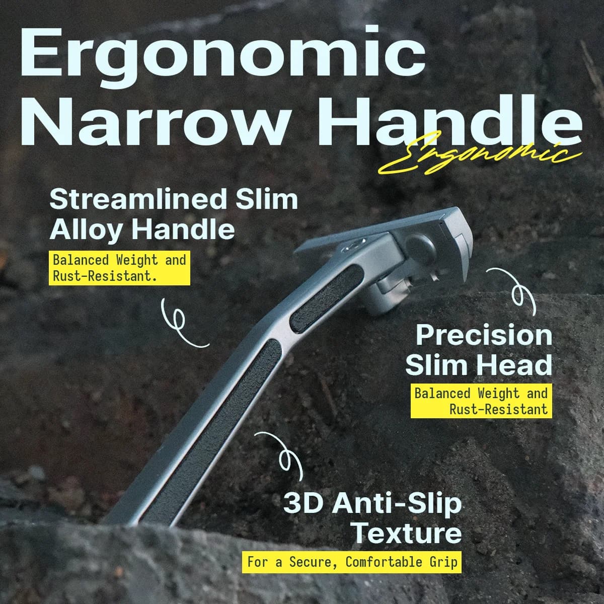 metal safety razor with single edge blade — image 3