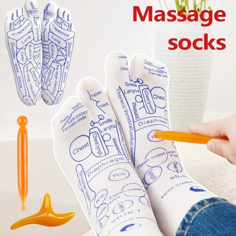 acupressure foot massage socks — image 4