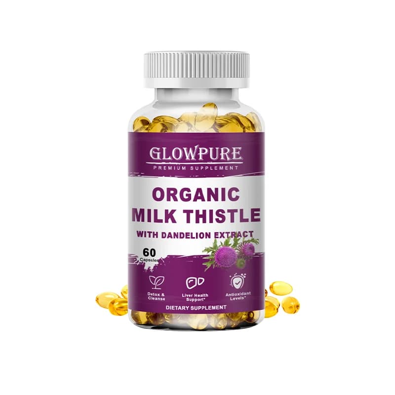 organic milk thistle extract bottle — image 8