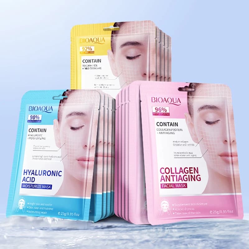Bioaqua Retinol Collagen Facial Mask – 15 Pack