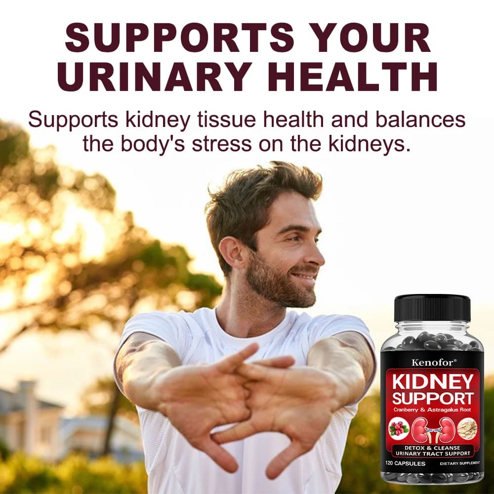 Kidney support supplement bottle with cranberry and astragalus — image 5