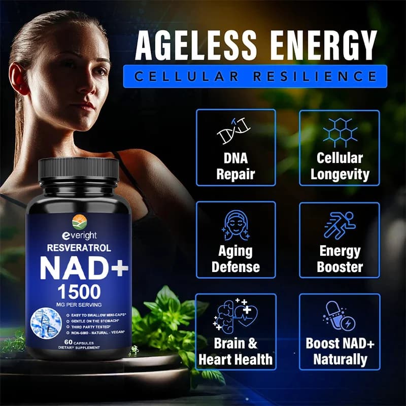 NAD+ cell booster supplement bottle — image 2