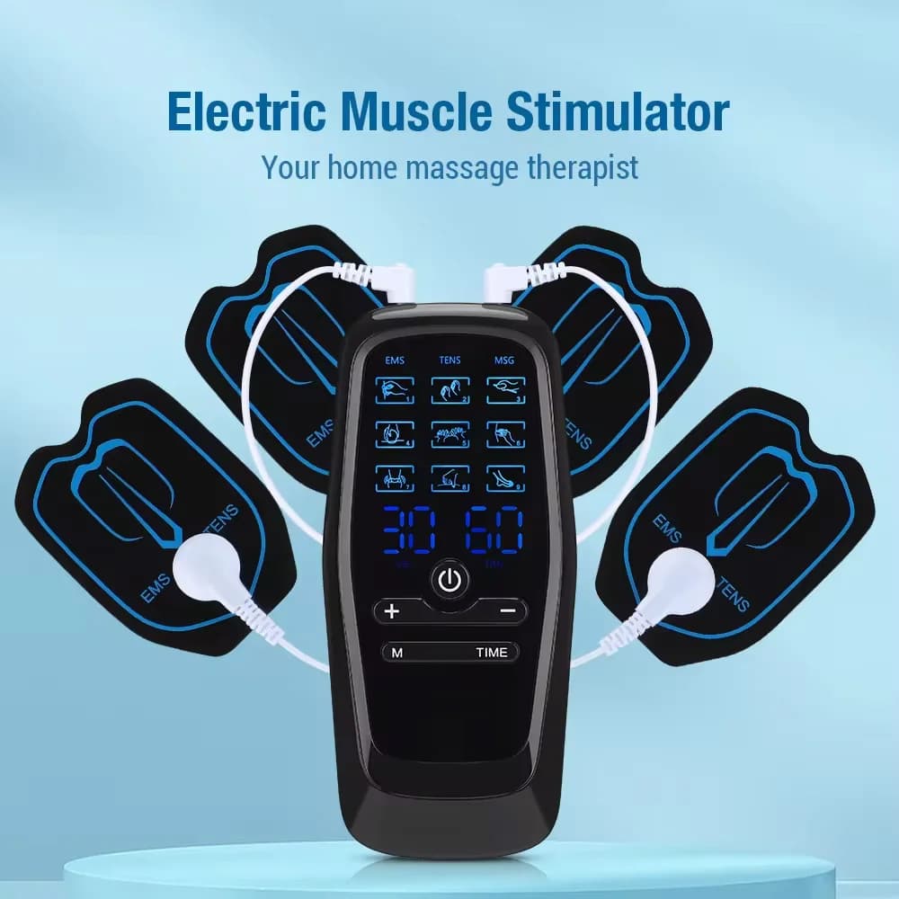 hand holding compact TENS muscle stimulator — image 5