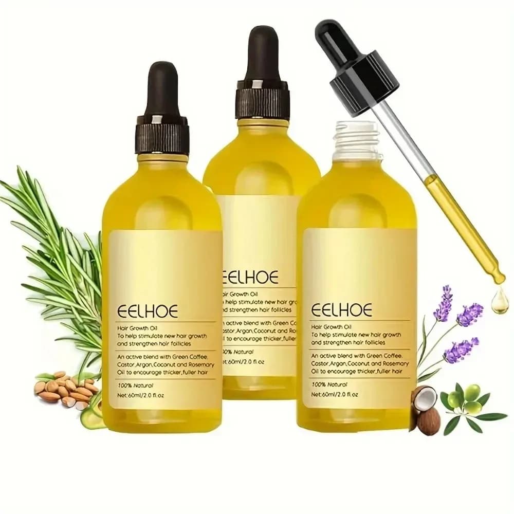 Bottle of rosemary and lavender hair repair oil — image 3