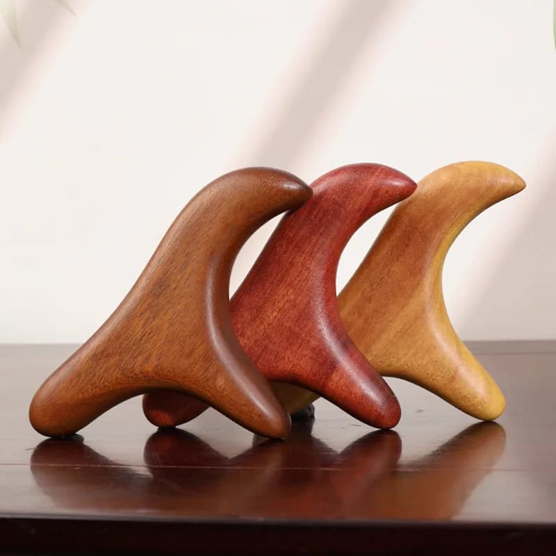 Sandalwood trigger point Gua Sha massage tool — image 3